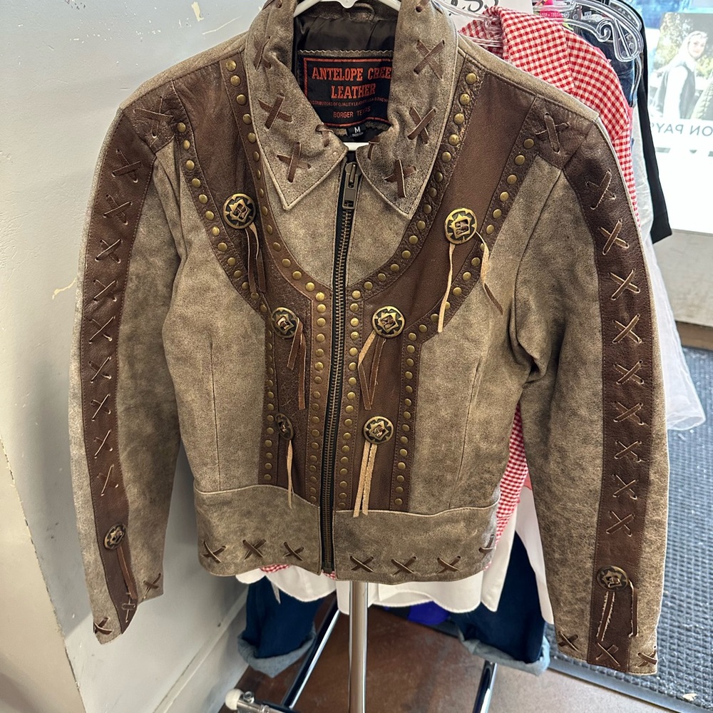 Antelope Creek Leather Jacket Western Style